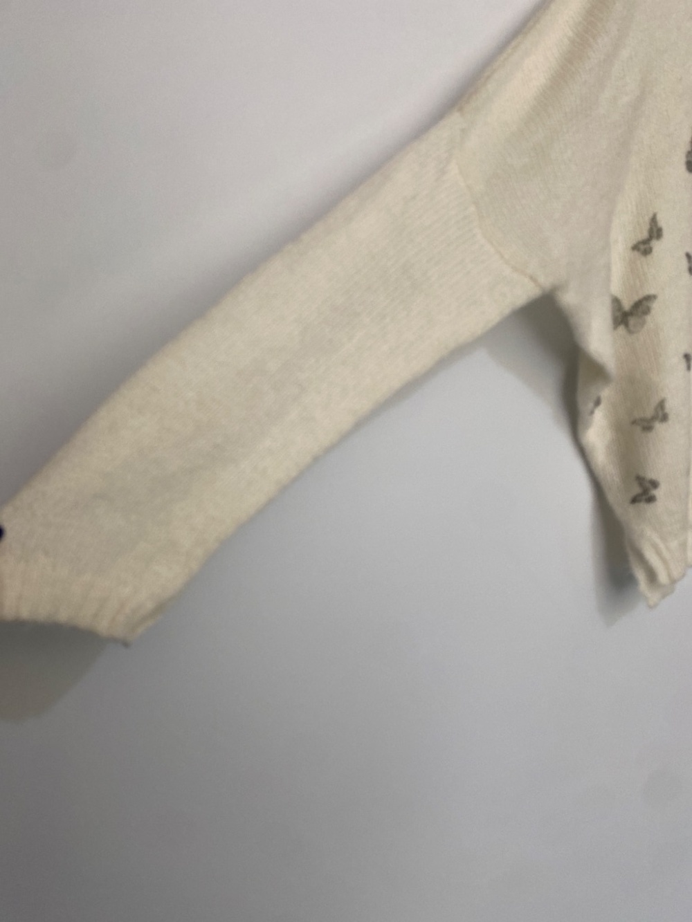 Wooden Ships M/L Butterflies Knit Sweatwer - Picture 6 of 11